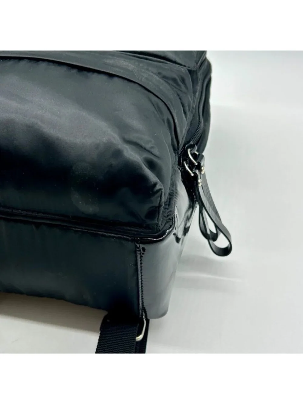 Furla Black Nylon Mini Backpack